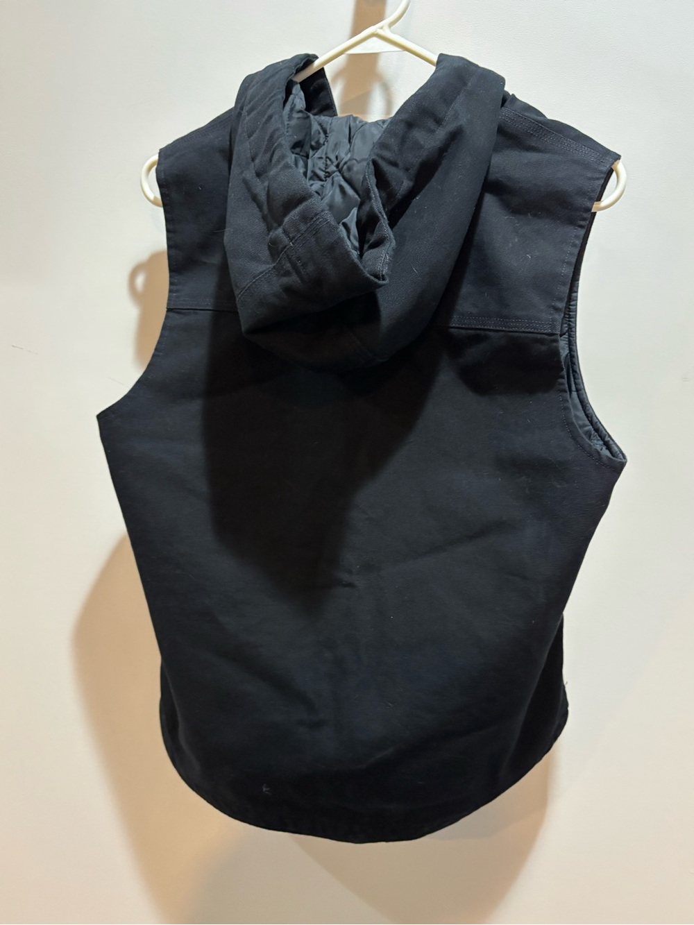 Carhartt Black Hooded Work Vest like New - Picture 6 of 13